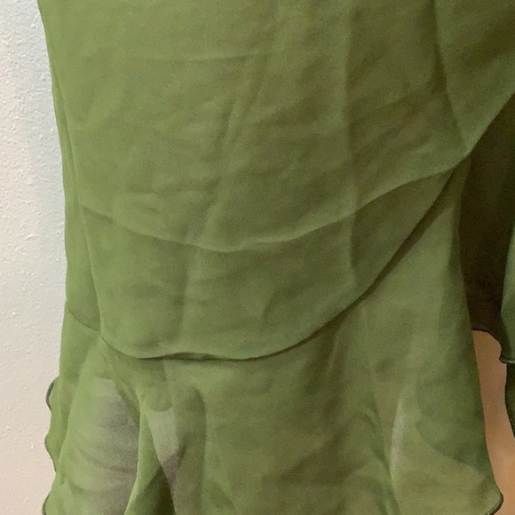 Zuliana long sarong with ruffle and lettuce trim. Made in USA. NWT - Picture 4 of 5